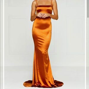 Lesiya Golden Rust Gown/ Alamour the label